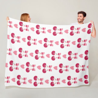 Couverture Polaire Cherry Love Charm