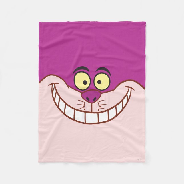 Couverture Polaire Cheshire Cat Face (Devant)