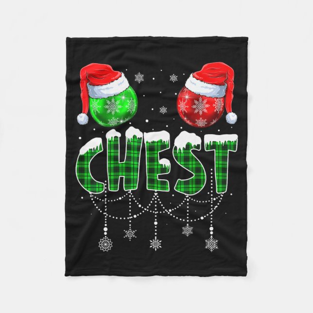 Couverture Polaire Chestnuts Matching Family Funny Chest Nuts Christm (Devant)