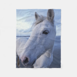 Couverture Polaire Cheval de Camargue