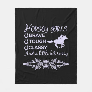 Couverture Polaire Cheval de classe robuste