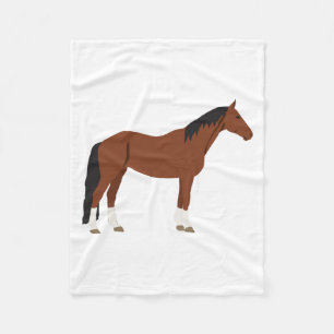 Couverture Polaire Cheval Design