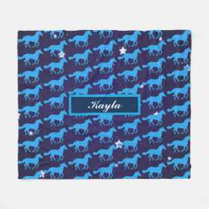 Couverture Polaire Cheval fille