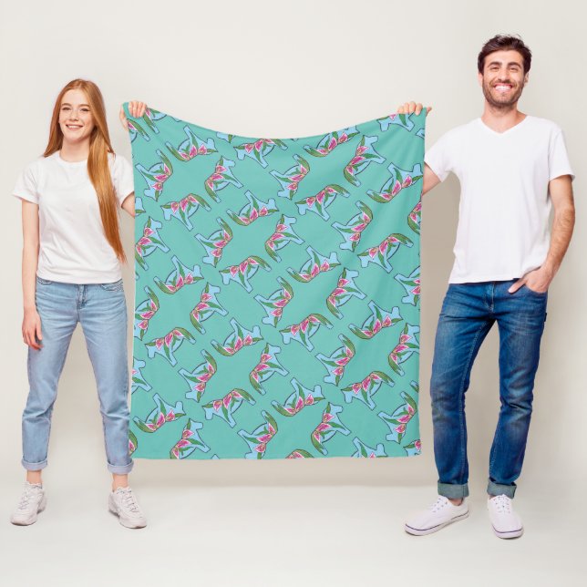 Couverture Polaire Cheval Lily Dala (En situation)