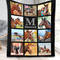 Cheval Lover Personnalisé Monogramme 11 Photo Coll
