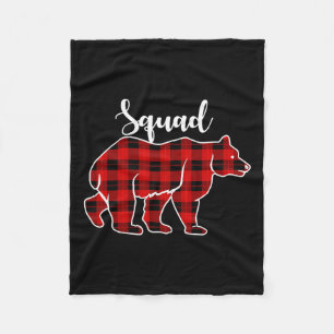 Couverture Polaire Chevalier Ours Rouge Pâté Costume de Noël Correspo