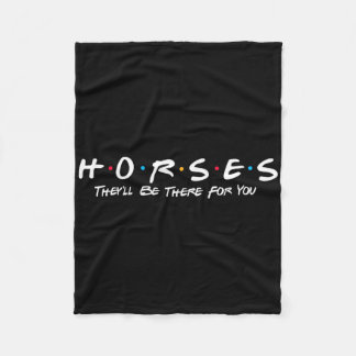 Couverture Polaire Chevaux Ils Seront Là Pour Vous - Cheval Horseback