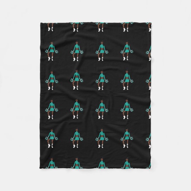 Couverture Polaire Cheveux/ Danseur Blanche polaire Aqua Spark (Devant)
