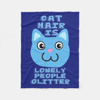 Couverture Polaire Cheveux de chat