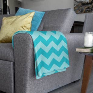 Couverture Polaire Chevron monochromatique personnalisable