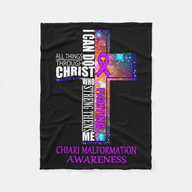 Couverture Polaire Chiari Malformation Awareness Shirt - Christmas Gi (Devant)