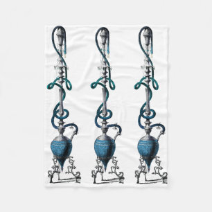 Couverture Polaire Chicha shisha, un narguilé fumeur turc