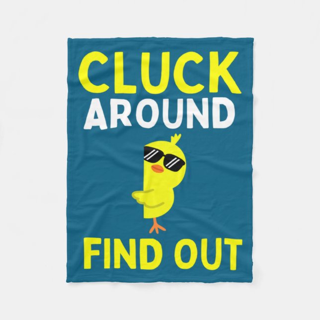 Couverture Polaire Chicken Easter Chick 1  (Devant)