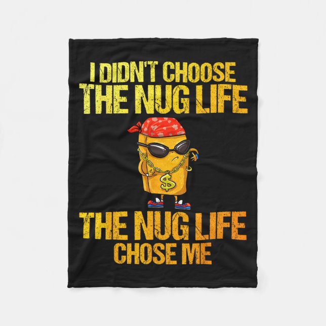Couverture Polaire Chicken Nugget Art For Men Women Kids Chicken Nugg (Devant)