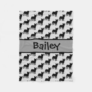 Couverture Polaire Chien à Chien à Chien à Chien à Chien, Silhouette