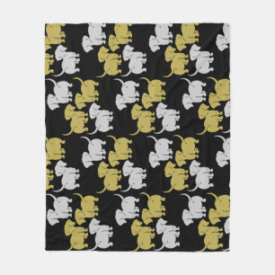 Couverture Polaire Chien allemand Dachshund Motifs