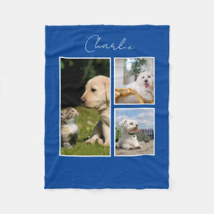 Couverture Polaire Chien de collection photo moderne 3