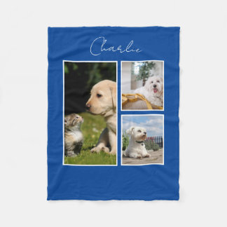 Couverture Polaire Chien de collection photo moderne 3