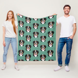 Couverture Polaire Chien de montagne bernois