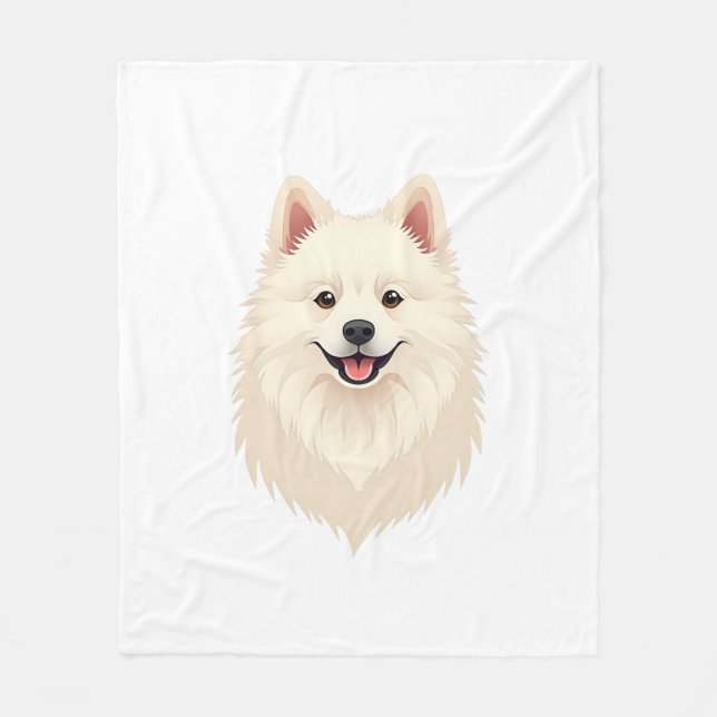 Couverture Polaire Chien Esquimau Américain (Devant)