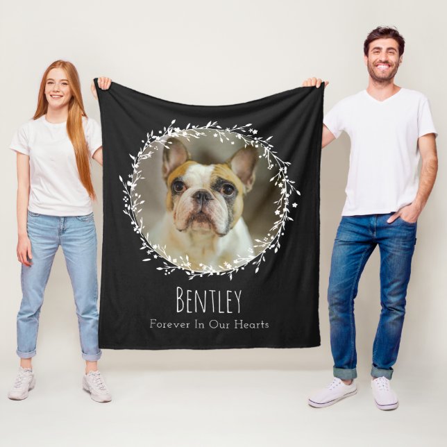 Couverture Polaire Chien Memorial Animaux de compagnie Perdre Keepsak (En situation)