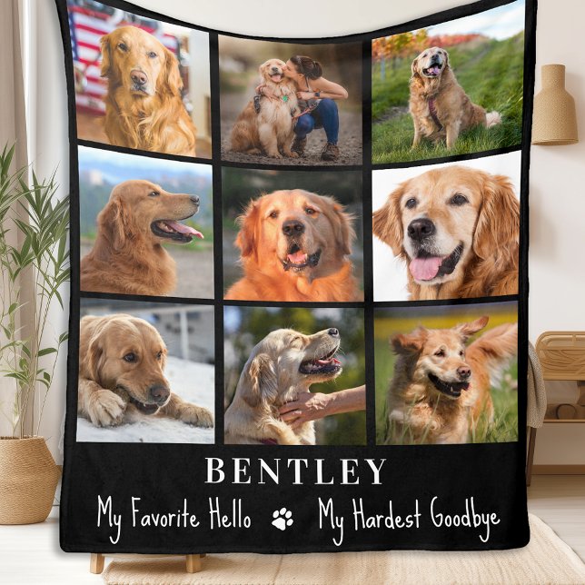 Couverture Polaire Chien Memorial Cadeau animal de compagnie Perdre C (Créateur téléchargé)