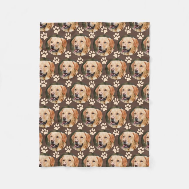 Couverture Polaire Chien Motif photo pour animal de compagnie personn (Devant)