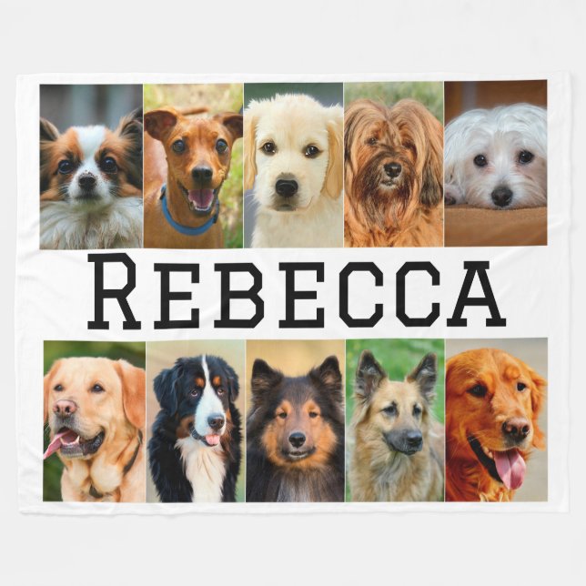Couverture Polaire Chiens (Devant (Horizontal))