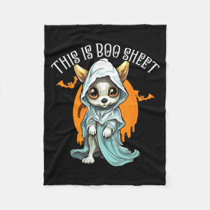 Couverture Polaire Chihuahua Halloween chiot farce ou friandise sinis