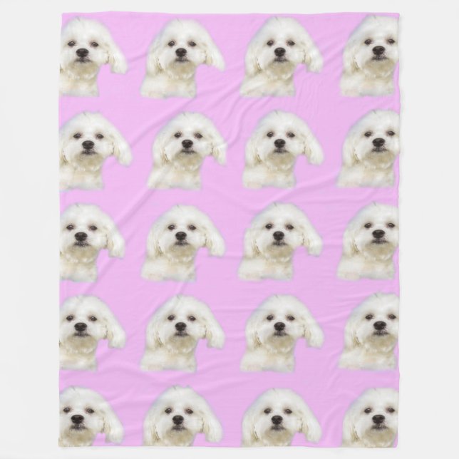 Couverture Polaire Chiot (Devant)