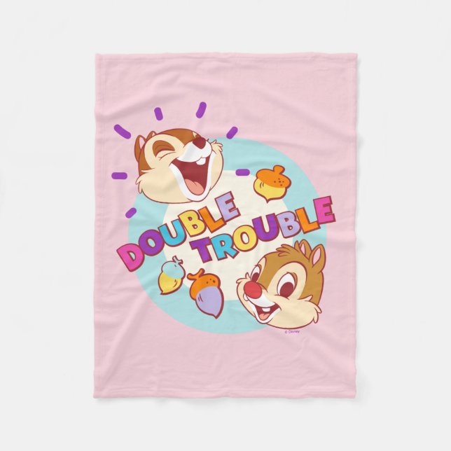 Couverture Polaire Chip 'n Dale Double Trouble (Devant)
