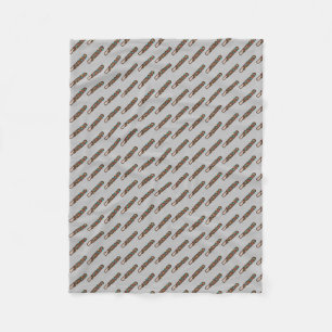 Couverture Polaire chocolat