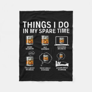 Couverture Polaire Choses que je fais dans mon temps libre Bois du Wh