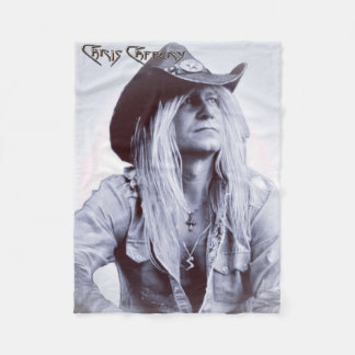 Couverture Polaire Chris Caffery Portrait noir et blanc