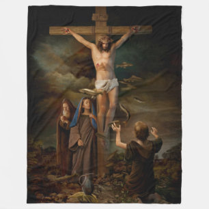 Couverture Polaire CHRIST sur la CROIX