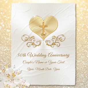 Couverture Polaire Christian 50e anniversaire Mariage idées cadeaux