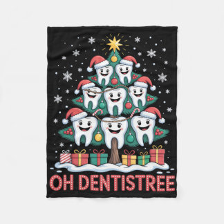 Couverture Polaire Christmas Dental Squad Oh Dentistree 