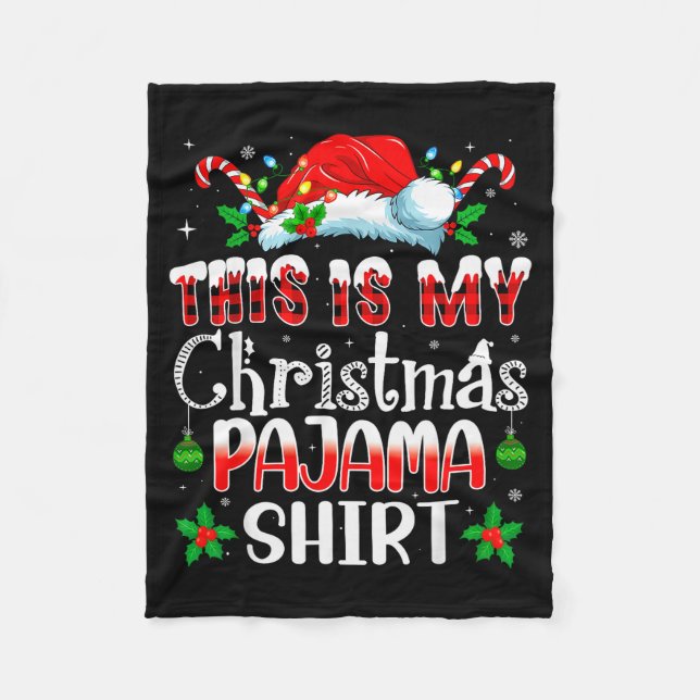 Couverture Polaire Christmas For Men Women This Is My Christmas Pajam (Devant)
