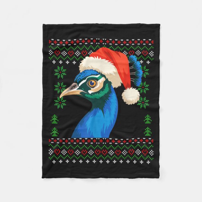 Couverture Polaire Christmas Pea Ugly Xmas Sweater  (Devant)