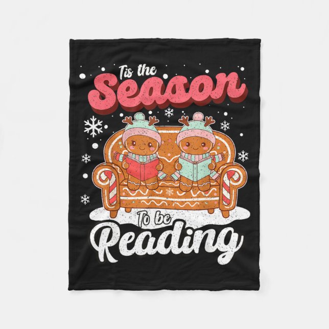 Couverture Polaire Christmas School Teacher Retro Librarian Groovy Xm (Devant)