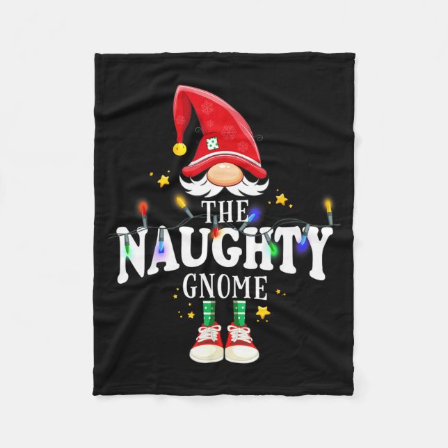 Couverture Polaire Christmas The Naughty Gnome X-mas Matching Pjs  (Devant)