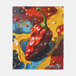 Couverture Polaire Chromatic Chili - Pineappy Empire