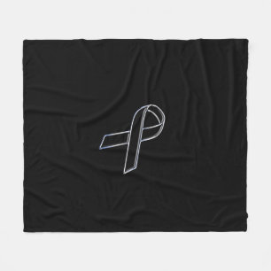 Couverture Polaire Chrome comme Noir de la sensibilisation au ruban