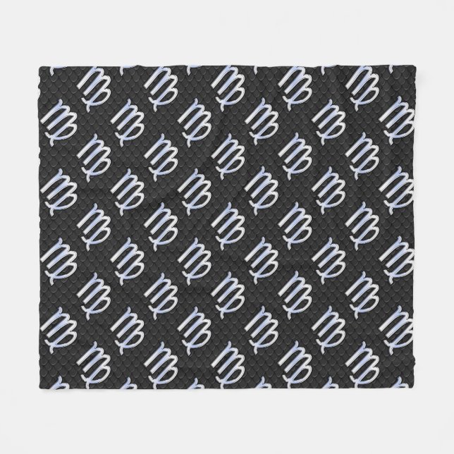 Couverture Polaire Chrome Comme Virgo Zodiac Connexion peau de serpen (Devant (Horizontal))