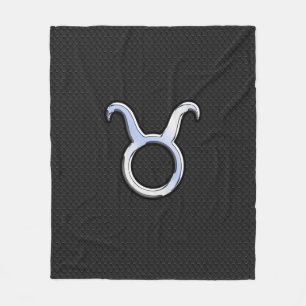 Couverture Polaire Chrome moderne comme Taurus signe Zodiac