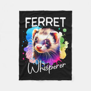 Couverture Polaire Chuchoteur de furet Confort Couleurs Adulte Lourds