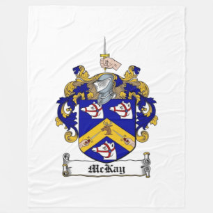 Couverture Polaire Cimier de la famille McKay, armoiries
