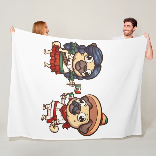 Couverture Polaire Cinco De Mayo Carlins Fleece Blanket (En situation)