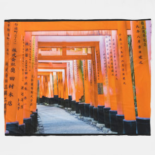 Couverture Polaire Cinquante nuances d'orange - Senbon Torii, Kyoto