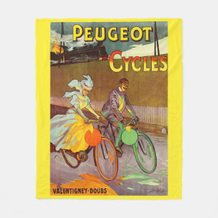 Couverture Polaire circa 1900 Peugeot bicyclettes et